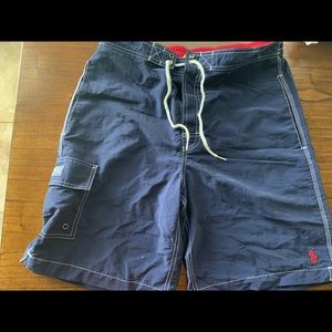 Polo swim trunks